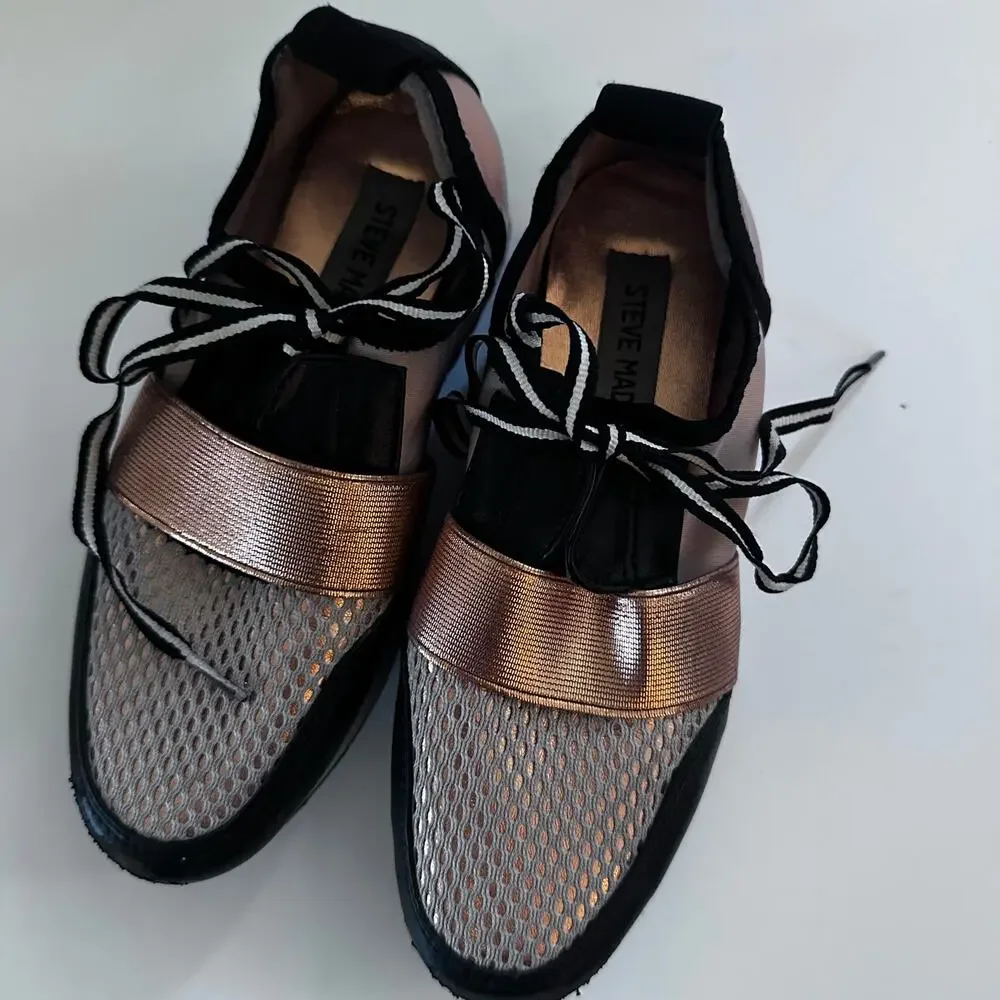 Steve Madden Antics sneakers girls size 12 - Picture 6 of 7